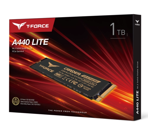 Твърд диск Team Group T-Force Cardea A400 Lite SSD, M.2 2280 1TB, 2004711430801575 02 