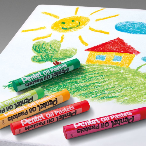 Маслени пастели Pentel Arts 12 цвята, 1000000000026947 03 
