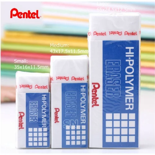 Гумичка Pentel ZEH03 Hi-Polymer за молив, 1000000000026978 02 