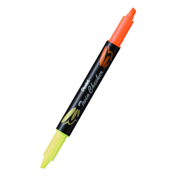 Маркер текст Pentel Twin Checker жлт-орж