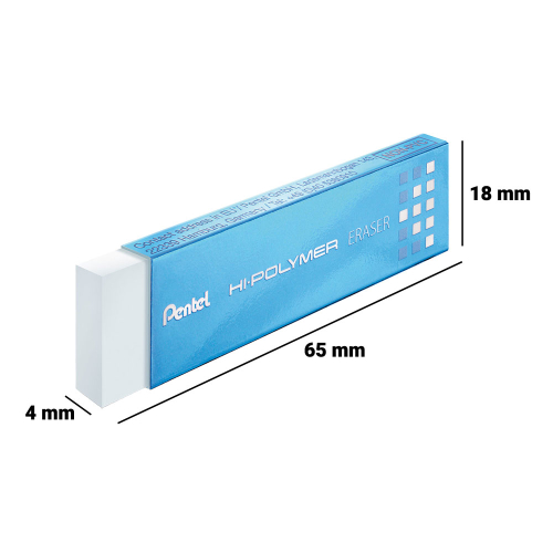 Гумичка Pentel EZEE02 Hi-Polymer молив, 1000000000032527 03 