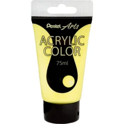 Pentel acrylic paint 75ml lemon yellow