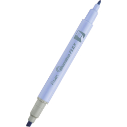 Маркер текст Pentel Illumina Flex син
