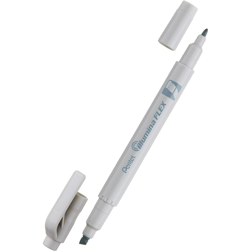 Текст маркер Pentel Illumina Flex сив, 1000000000039165 02 