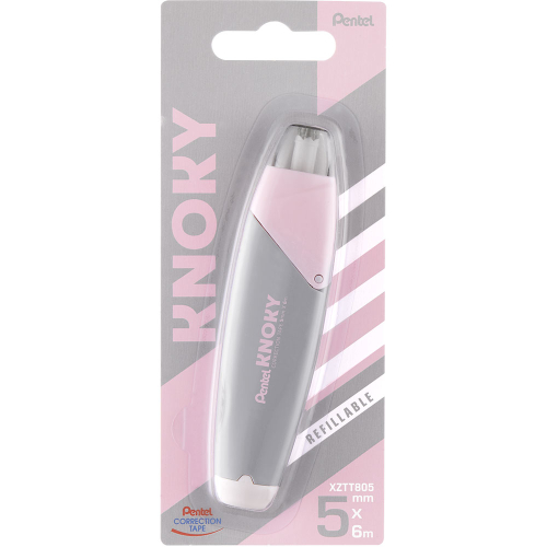 Correction tape Pentel KNOKY 5mm/6m grey, 1000000000041343 02 