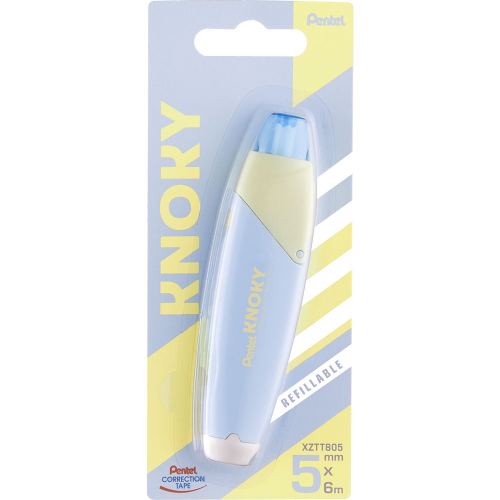 Коректор лента Pentel KNOKY 5мм/6м син, 1000000000041342 02 