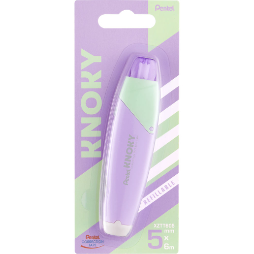 Correction tape Pentel KNOKY 5mm/6m purp, 1000000000041340 02 