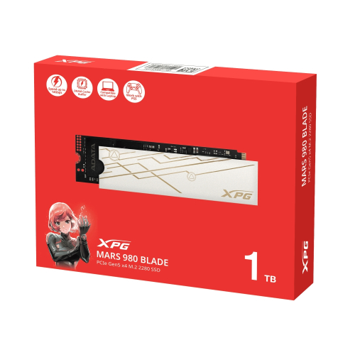 ADATA MARS 980 Blade 1TB Gen 5 Hard drive, 2004711658150820 05 