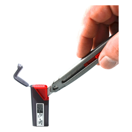 Model knife OfBox small 9mm zinc, 1000000000049002 04  — OK Office Model knife OfBox small 9mm zinc, 1000000000049002 04