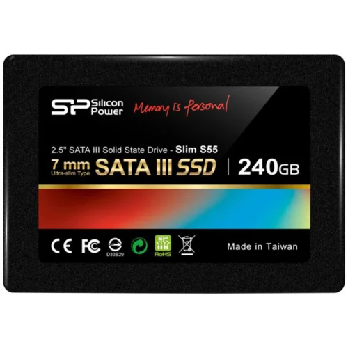 Silicon Power S55 SSD, 240 GB, 2004712702629156