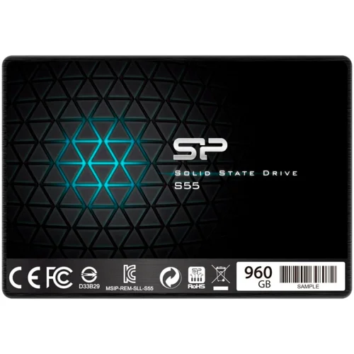 Твърд диск Silicon Power SSD S55, 960GB, 2004712702636963