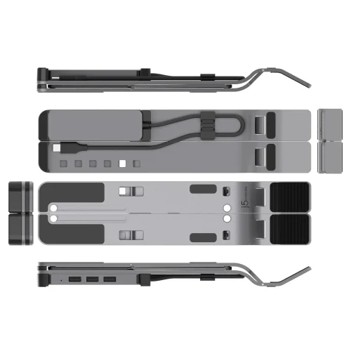 j5create Laptop Stand with USB 4-Port Hub, 2004712795086645 05 