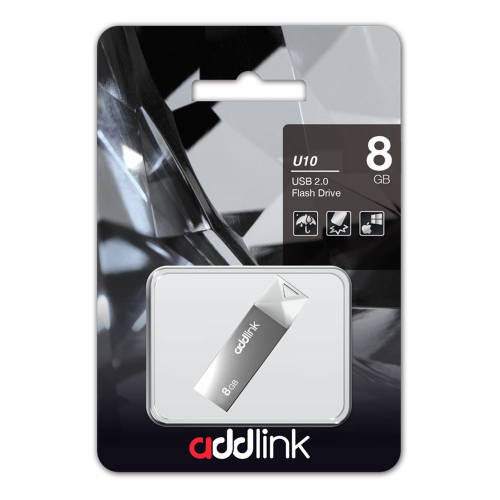 Memory USB flash 16GB Addlink U10 grey, 1000000000023570 02 