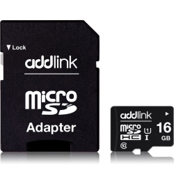 Памет Micro SD 16GB Addlink CLASS10+адап