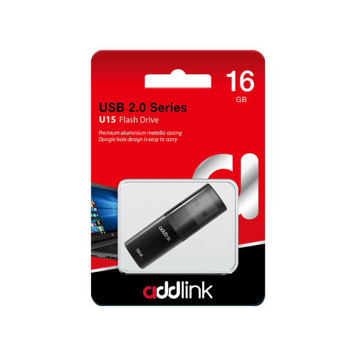Памет USB flash 16GB Addlink U15 чрн 2.0, 1000000000024494 02 