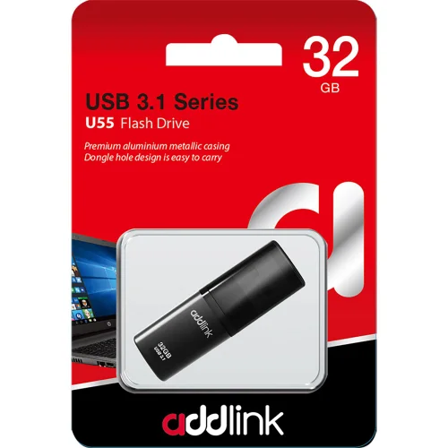 Memory USB flash 32GB Addlink U55 bk 3.1, 1000000000025003 02 