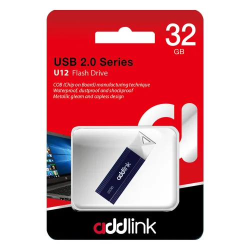 Памет USB flash 32GB Addlink U12 т. син, 1000000000045344 02 