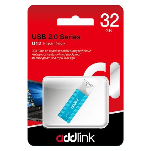 Памет USB flash 32GB Addlink U12 св. син, 1000000000045341 02 