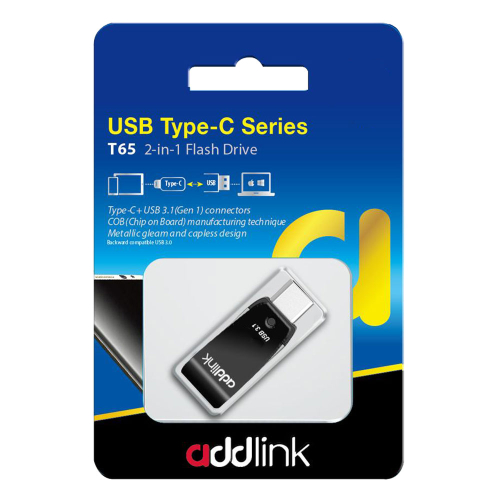 Памет USB flash OTG 64GB Addlink T65 чрн, 1000000000033136 02 