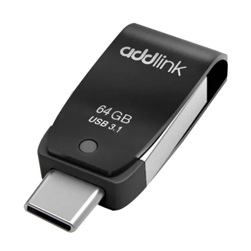 Memory USB flash OTG 64GB Addlink T65 bk, 1000000000033136