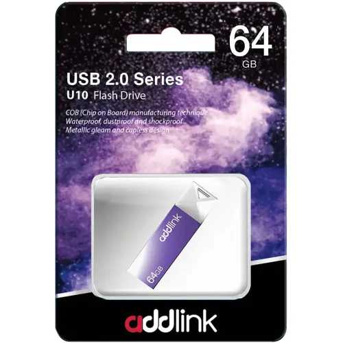 USB flash drive 64GB Addlink U10 purple, 1000000000042249 02 