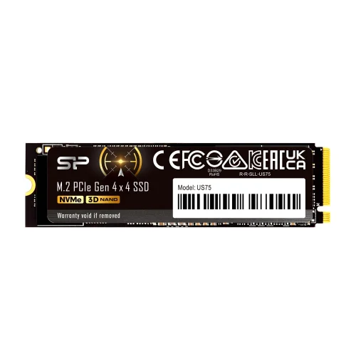 Памет SSD Silicon Power US75 1TB M.2-2280, PCIe, Gen 4x4 NVMe, 2004713436153801