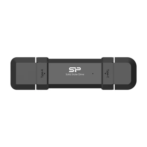 External SSD Silicon Power DS72 Black, 500GB, USB-A and USB-C 3.2 Gen2, 2004713436155409 02 