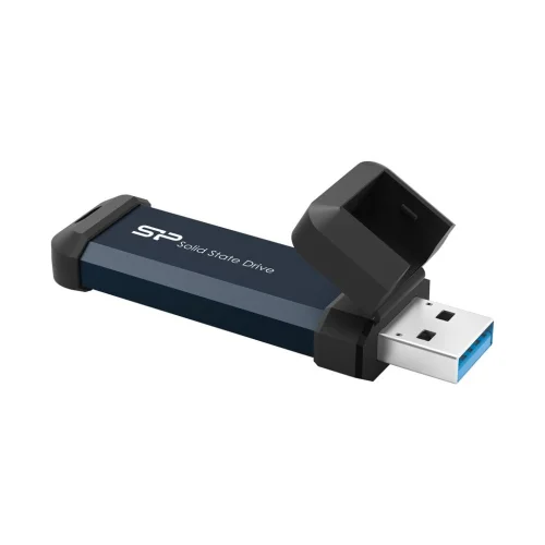 External SSD Silicon Power MS60 Blue, 500GB, USB-A 3.2 Gen2, 2004713436155478