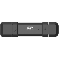 Външен твърд диск Silicon Power SSD DS72 Black, 500GB