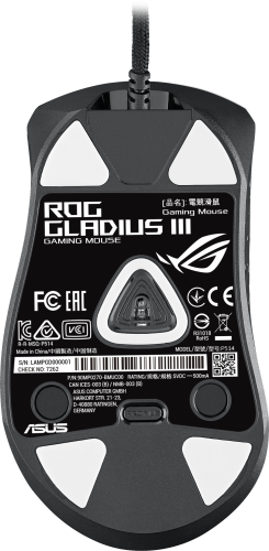 Asus ROG Gaming Mouse Gladius III, Black, 2004718017966450 02 