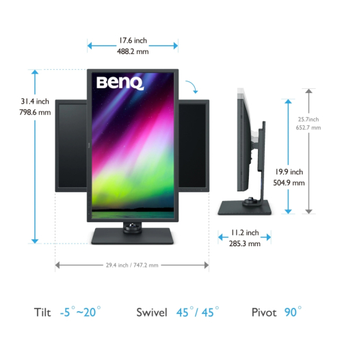 Монитор BenQ SW321C, 32' IPS 4K, 2004718755079399 06  — OK Office Монитор BenQ SW321C, 32' IPS 4K, 2004718755079399 06