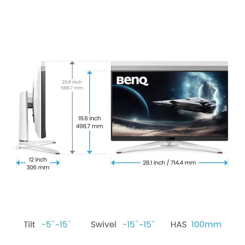 Геймърски монитор BenQ Mobiuz EX321UX, 31.5' IPS 4K , 2004718755093715 05 