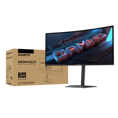 Геймърски монитор GIGABYTE 34' VA 1500R , Curved , 2004719331866754 08 