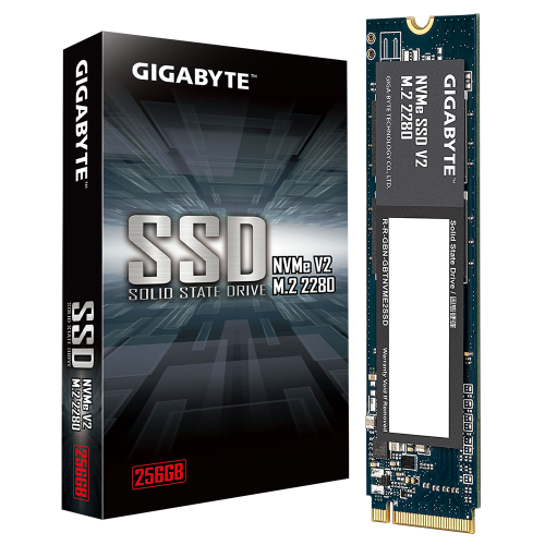 SSD GIGABYTE NVMe V2 256GB, PCIe 3.0, 2004719331870034 04 