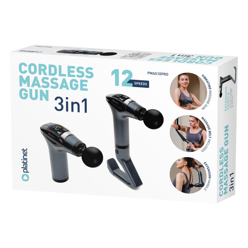 Platinet Massage gun Pro 3in1, 1000000000047502 07  — OK Office Platinet Massage gun Pro 3in1, 1000000000047502 07