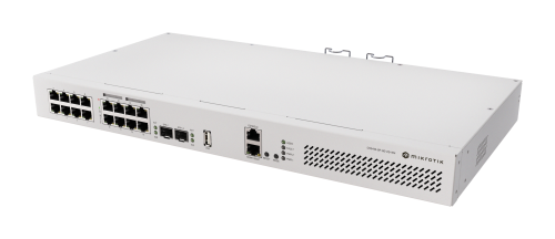 19-port Gigabit switch MikroTik CRS418-8P-8G-2S+RM, 2004752224008817