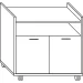 Tech.cabinet 2doors+shelf 60/50/66 cherr, 1000000000004876 03 