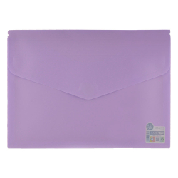 Папка OfBox V-Lock A4+ 3см паст. лилав