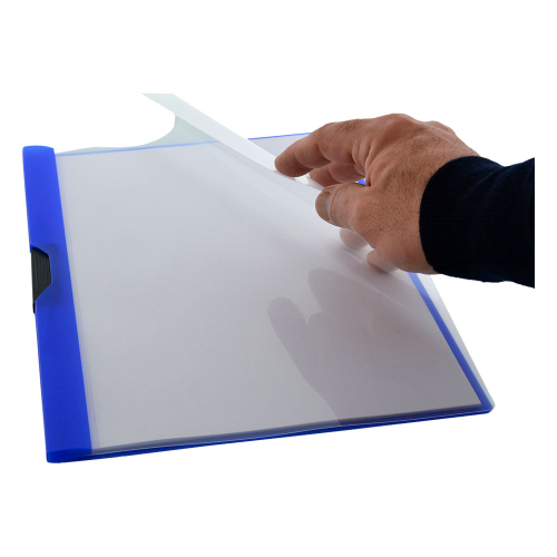 Clip file folder OfBox  A4 Blue, 1000000000048899 02 