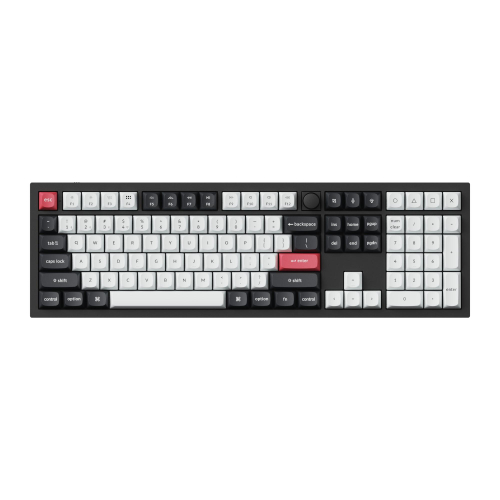 Keychron Q6 HE QMK Gateron Wireless Mechanical Keyboard Carbon Black, 2004894979004536