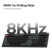 Безжична геймърска клавиатура Keychron V6 Ultra 8K, черен, 2004894979027146 06 