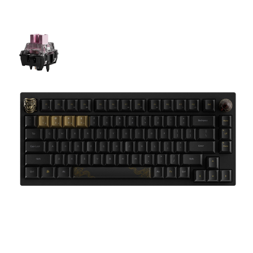 Безжична геймърска клавиатура Keychron Black Myth Wukong, черен, 2004894979040695 02 