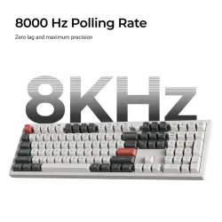 Безжична геймърска клавиатура Keychron Q6 Ultra 8K, черен