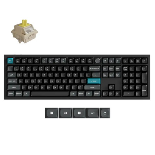 Безжична геймърска клавиатура Keychron Q6 Ultra 8K, черен, 2004894979048622 05 