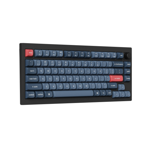 Безжична геймърска клавиатура Keychron V1 MAX QMK 75%, V1M-D4, 2004895248861263 04  — OK Office Безжична геймърска клавиатура Keychron V1 MAX QMK 75%, V1M-D4, 2004895248861263 04