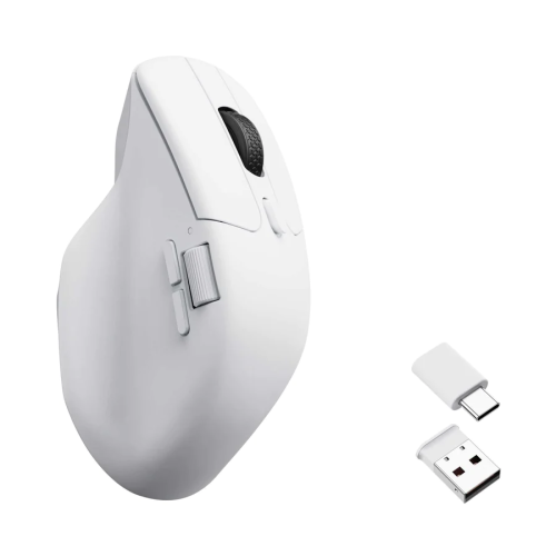 Безжична геймърска мишка Keychron M6, бял, 2004895248862420 02  — OK Office Безжична геймърска мишка Keychron M6, бял, 2004895248862420 02