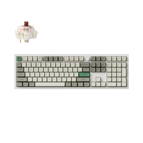 Keychron Q6 MAX Gateron Wireless Mechanical Keyboard Shell White, 2004895248865780