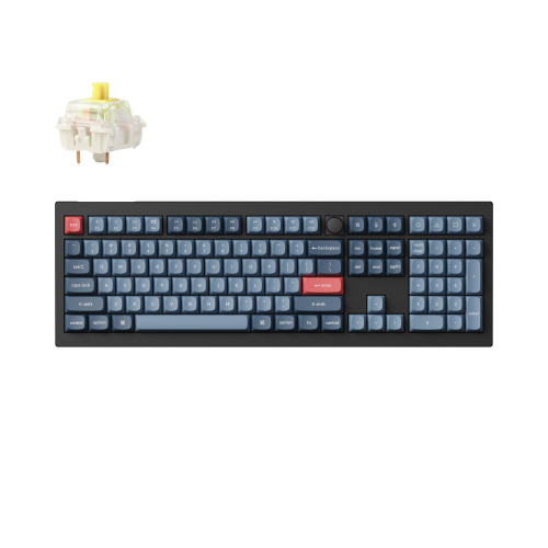 Безжична клавиатура Keychron V6 MAX QMK, черен, 2004895248868958 04 