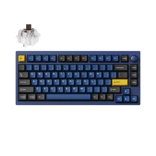 Геймърска клавиатура Lemokey P1 Pro, Keychron Super Brown, син, 2004895248878964 — OK Office Геймърска клавиатура Lemokey P1 Pro, Keychron Super Brown, син, 2004895248878964
