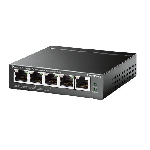 TP-Link TL-SG105MPE 5-port Gigabit Easy Smart Switch, 2004895252500264